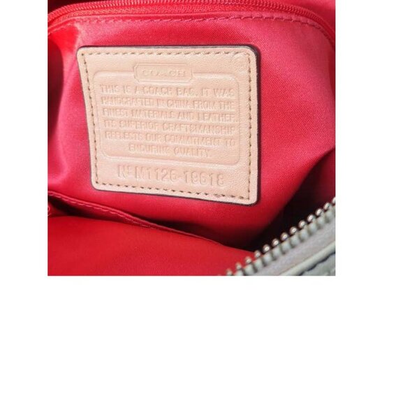 COACH 1941 Striped Nautical Tote Bag - Denim Wristlet & Wallet **EUC** - Picture 3 of 5